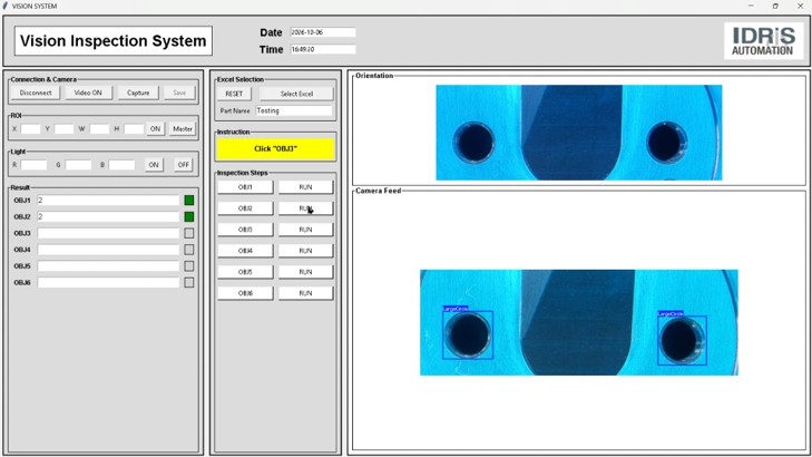 Detect Presence Holes & Threads