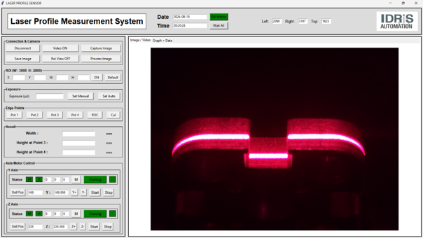 Length width & Thickness Measurement