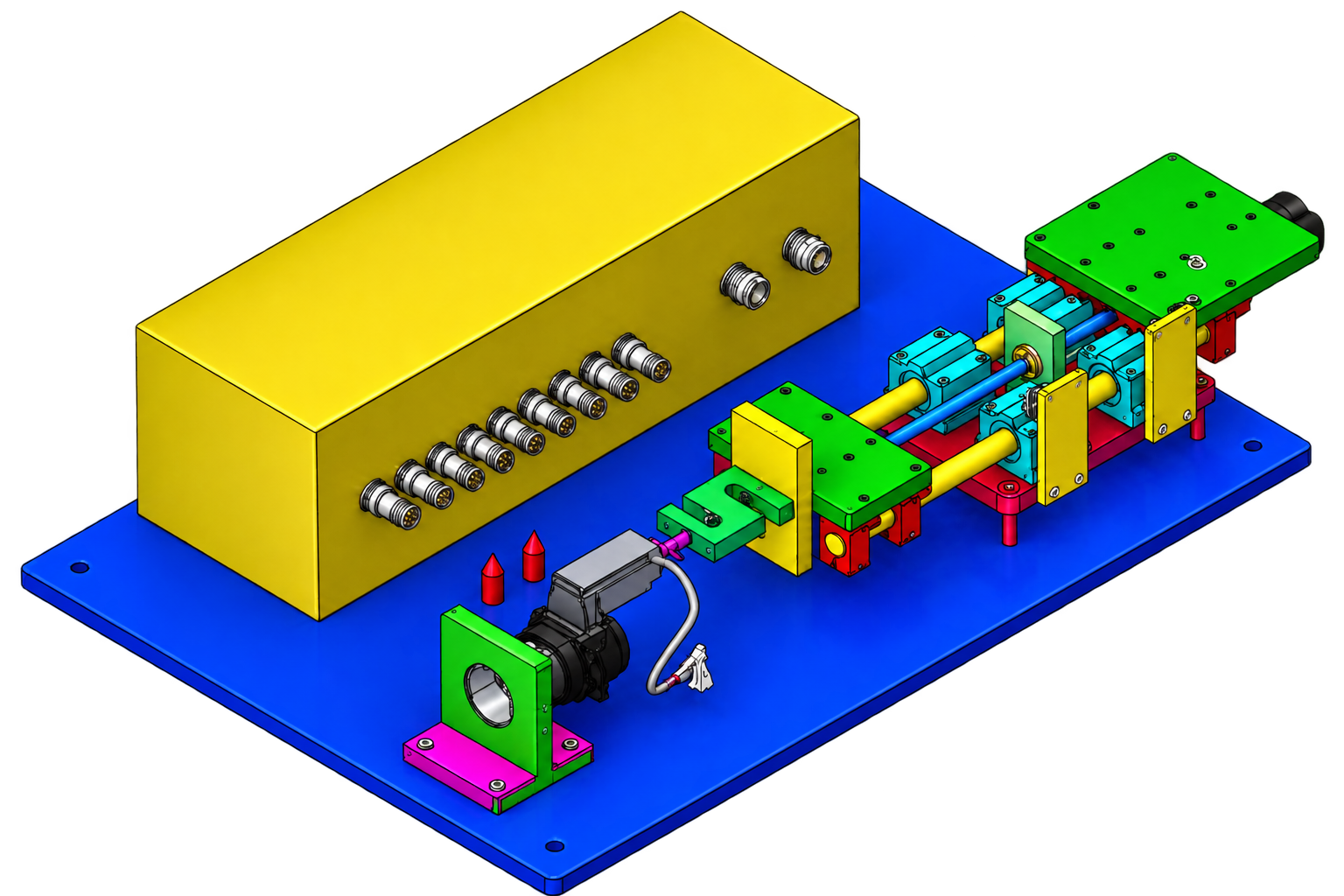 EOL Vehicle Inlet & Solenoid Functional Testing Machine